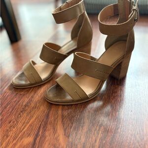 Women's Frye Leather Heeled Sandals